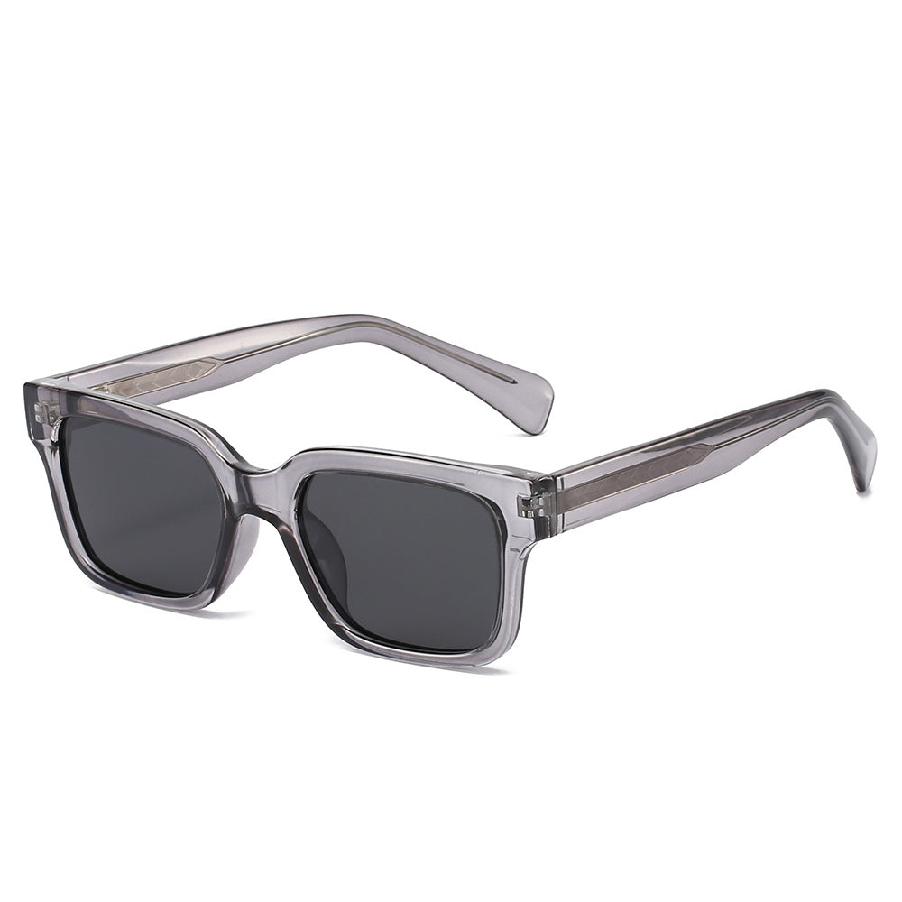 Damer trendy firkantet solbrille Luvikno