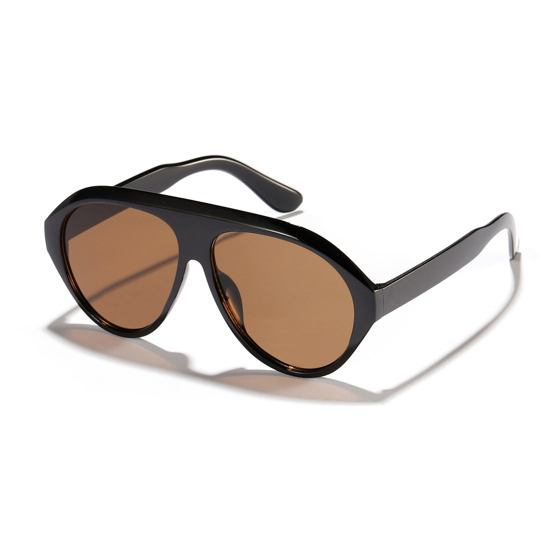 Dame solbrille med markant design og innovativ ramme Luvikno