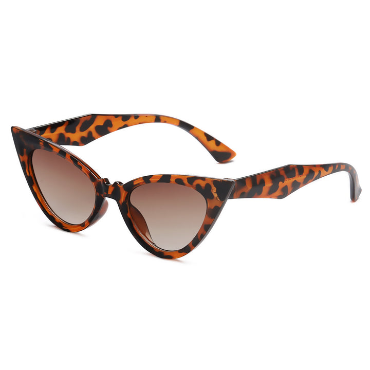 Dame Modische Katzenaugen Solbrille Luvikno