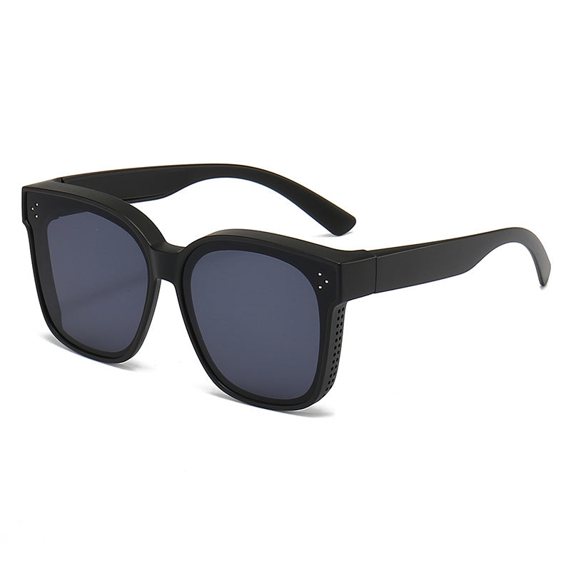 Dame motorisk kvadratisk solbrille med innovativt ventilasjonssystem Luvikno
