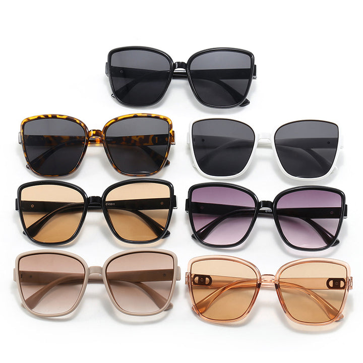 Dame elegante oversized solbriller i moderne design Luvikno