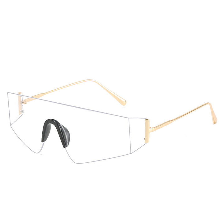 Dame futuristisk Oversized-solbrille Luvikno