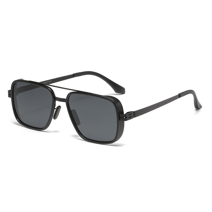 Herre premium solbrille i moderne kvadratisk design Luvikno