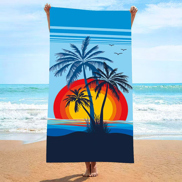 Women's beach towel with creative golf theme Luvikno