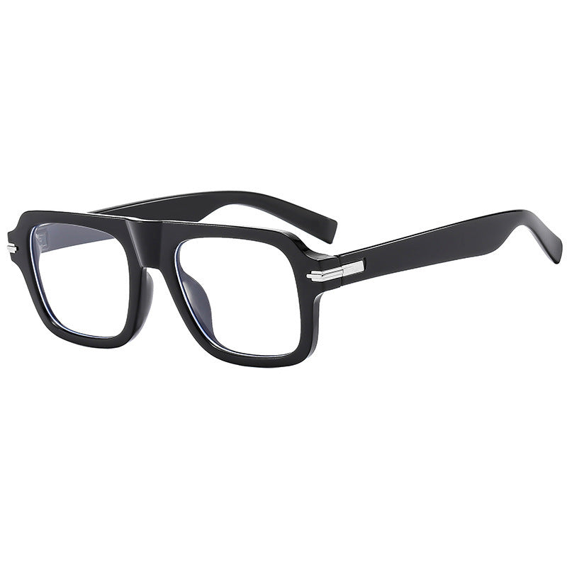 Dame Designer-solbriller med moderne firkantet ramme og polarisert glass Luvikno