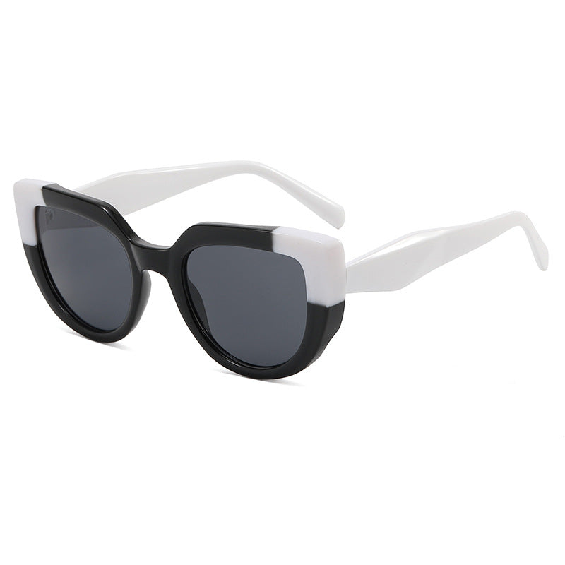 Dame moterik oversized solbriller med unikt design Luvikno