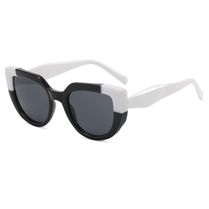 Dame moterik oversized solbriller med unikt design Luvikno