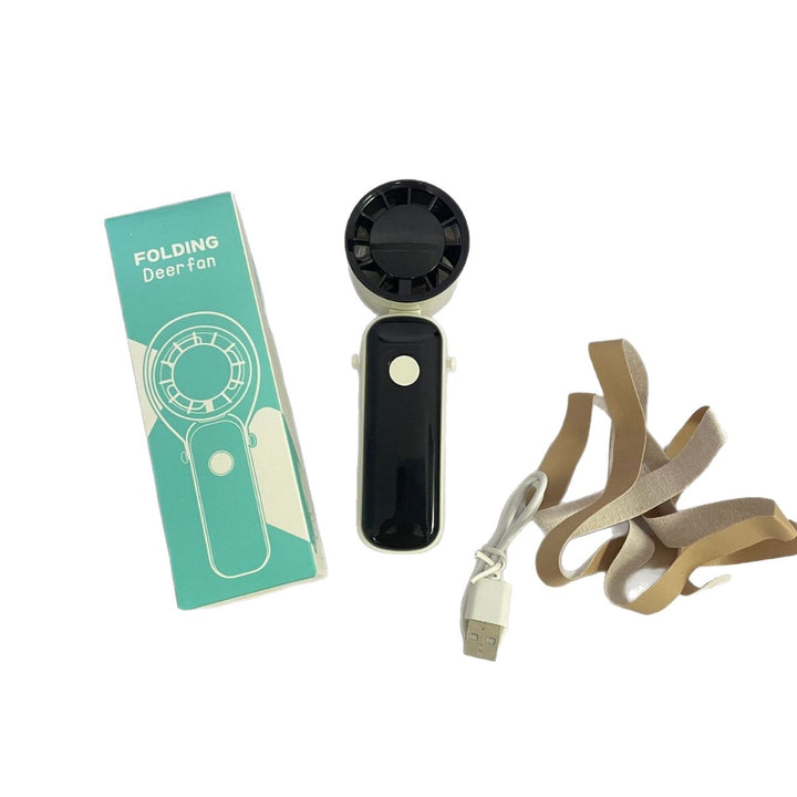 Unisex Bærbar Faltvifte med USB-lading Luvikno