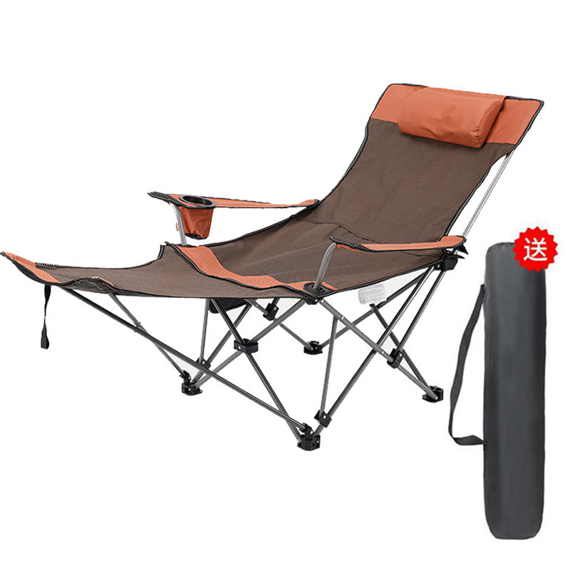 Kvinne justerbar camping lounge stol Luvikno