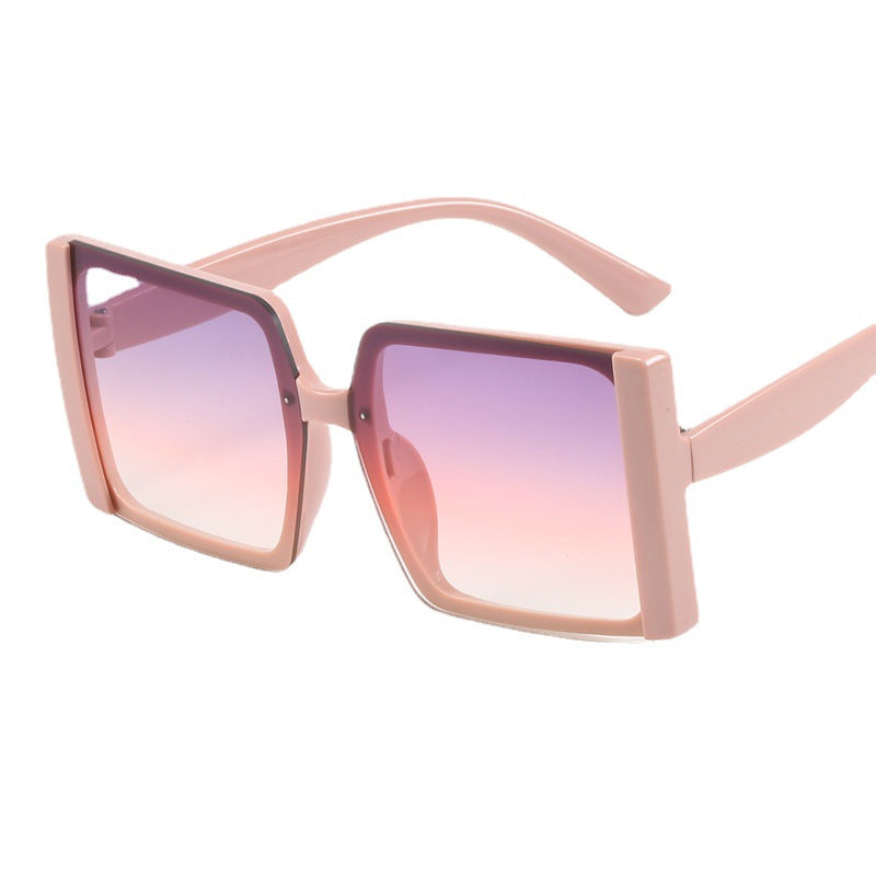 Dame Oversized-solbriller med gradient Luvikno