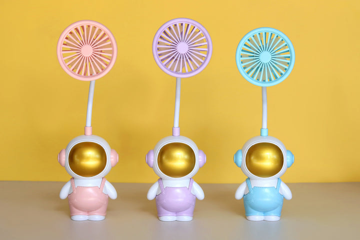 Unisex morsom håndvifte i astronautdesign Luvikno