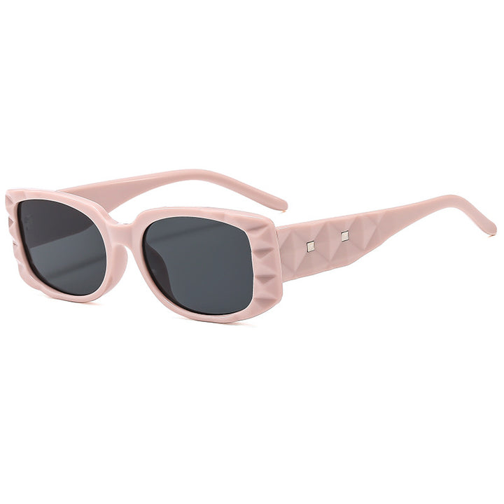 Dame Designer solbrille med unikt ramme og UV-beskyttelse Luvikno