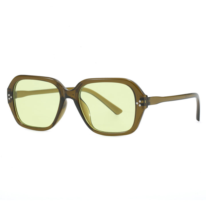 Dame moteriktig oversized solbrille i elegant design Luvikno