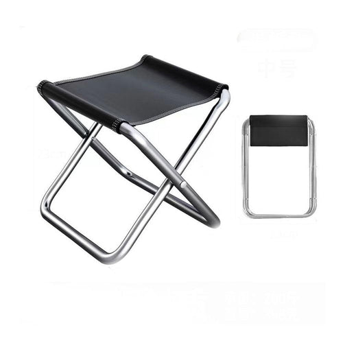 Unisex Sammenleggbar Campingstol med ergonomisk seteflate Luvikno