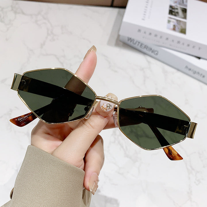 Damer geometrisk Cat-Eye solbriller Luvikno