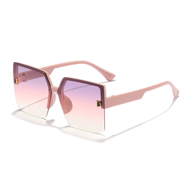 Dame kvadratisk solbrille med elegant gradient Luvikno