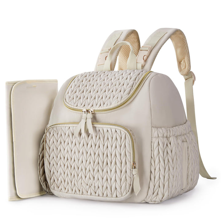 Dames Fashion Ryggsekk med Vevd Design Luvikno