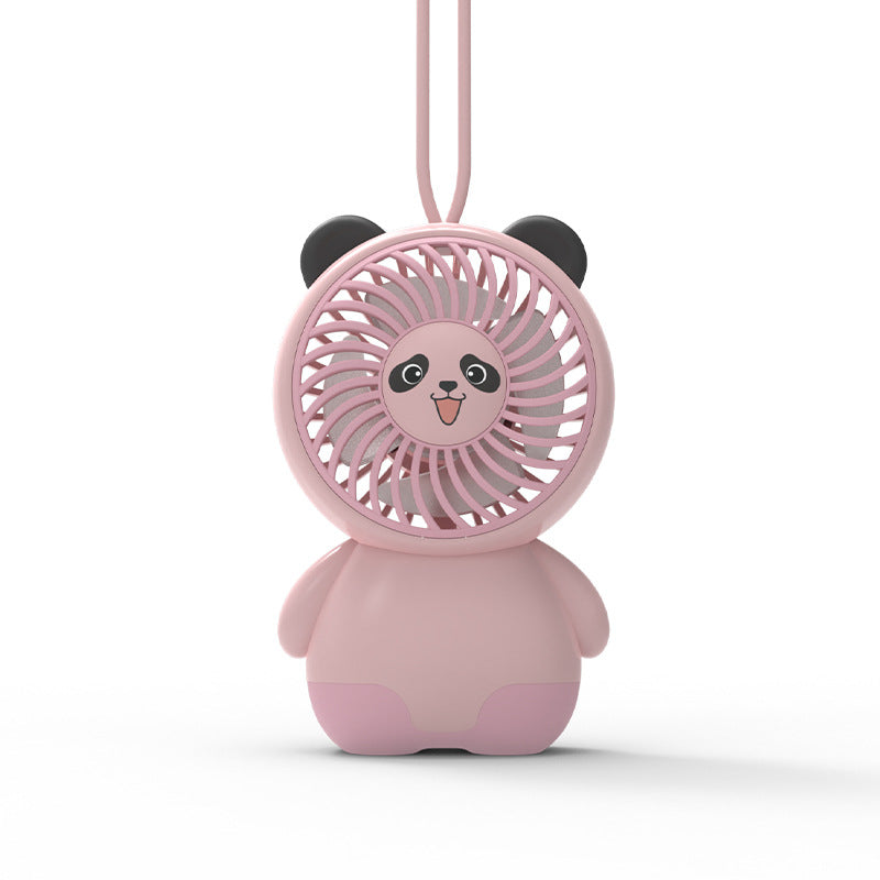Dame Bærbar Mini Dyrefan med søtt Panda-design Luvikno