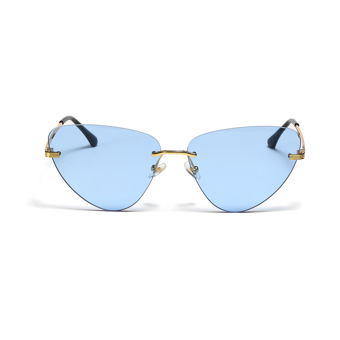Dame moteriktig solbrille i trendy cat-eye design Luvikno