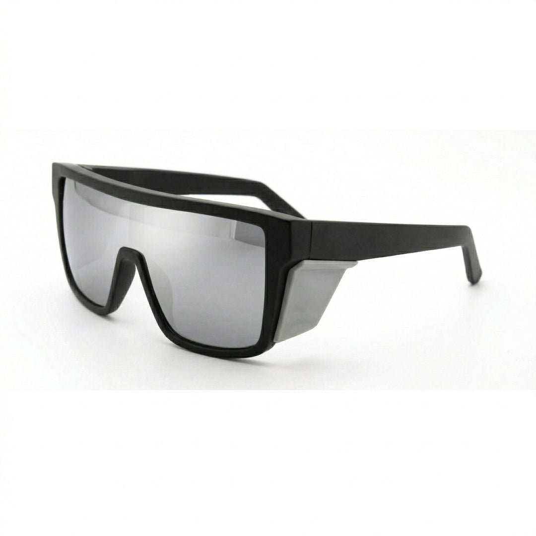 Dame sport solbriller i moderne design med bred ramme og polariserende linser Luvikno
