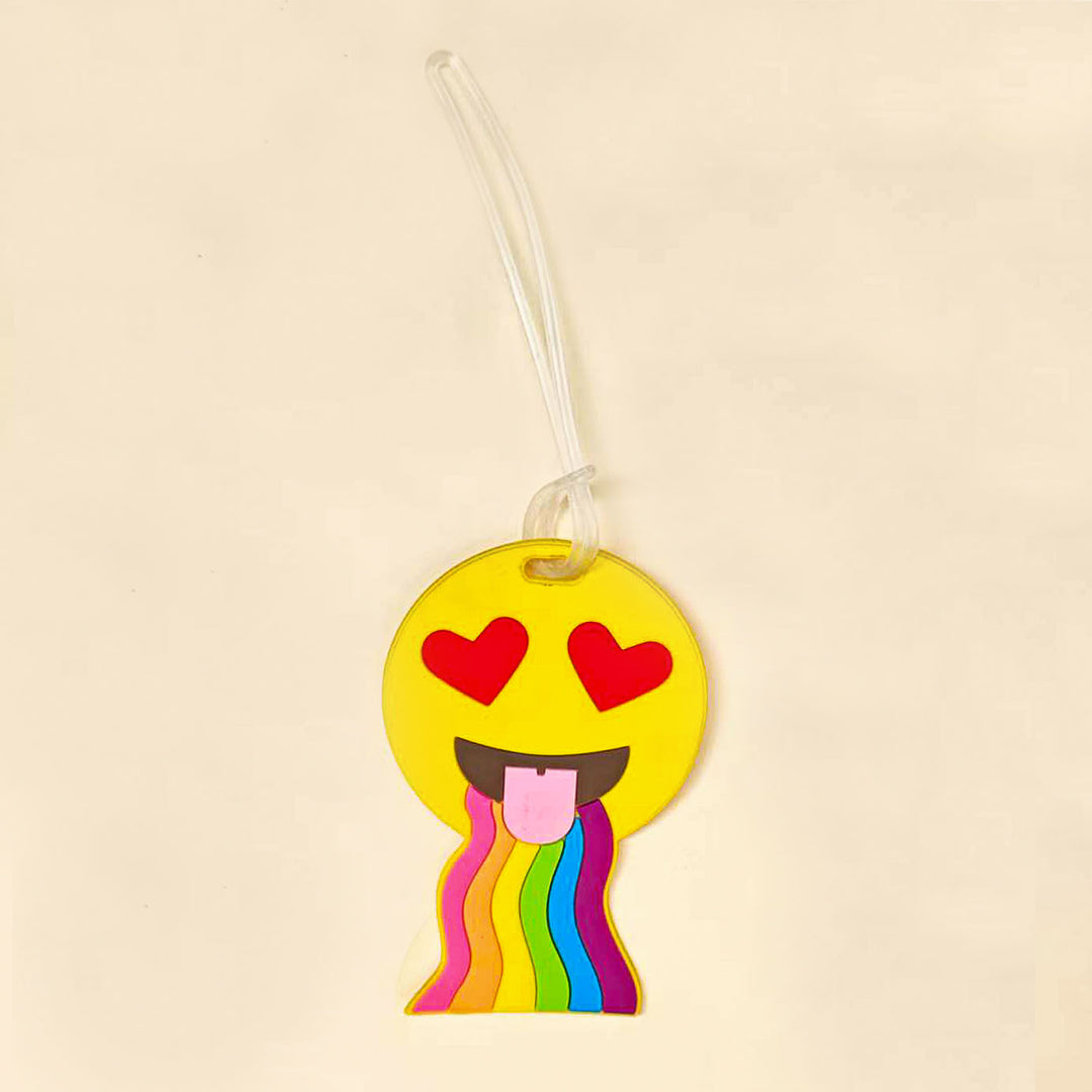 Unisex Bag Tag i Emojidesign Luvikno