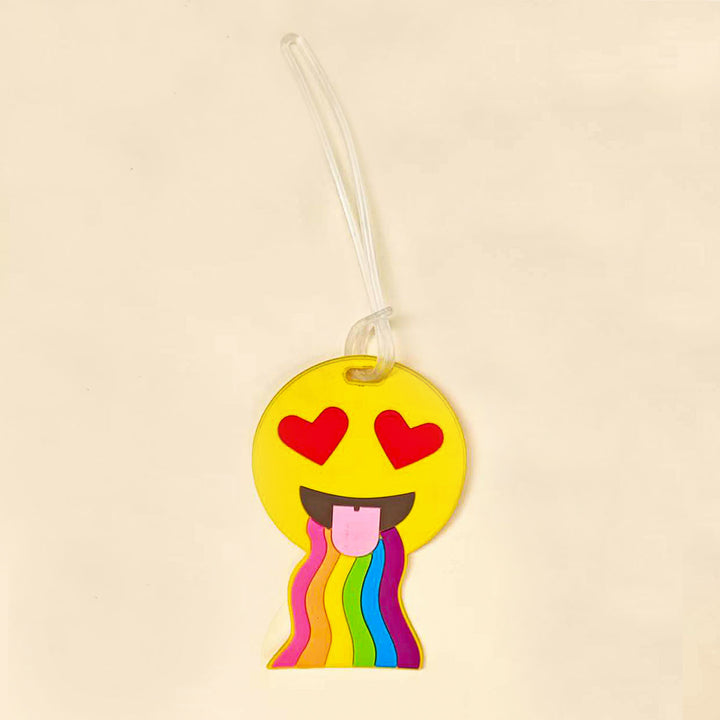 Unisex Bag Tag i Emojidesign Luvikno
