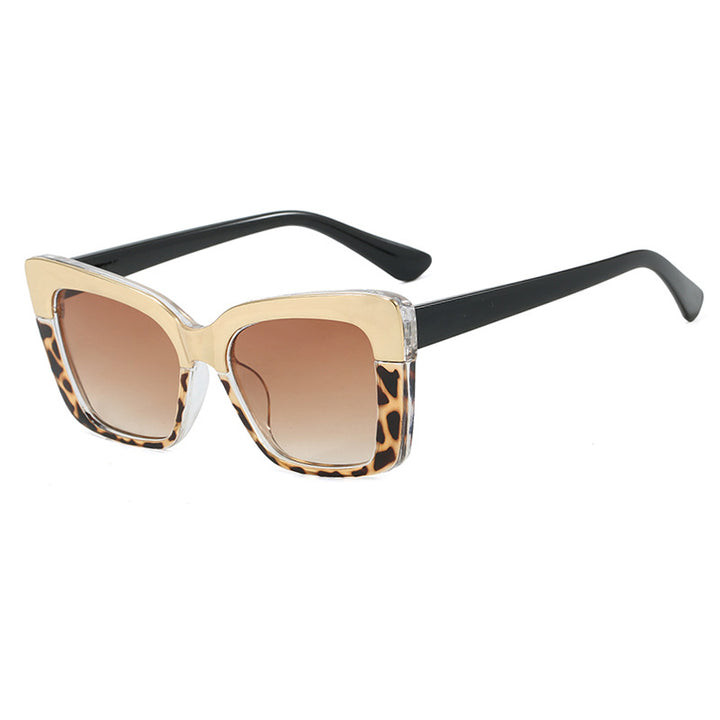 Dames moteriktig brille i trendy geometrisk design Luvikno