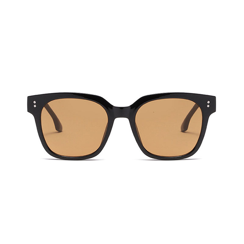 Dame solbrille i innovativ design med bred ramme Luvikno