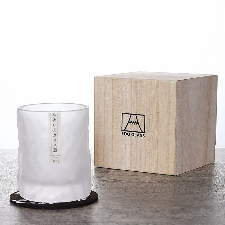 Japanske Edo Kiriko Glacier Whisky Glasser | Luvikno