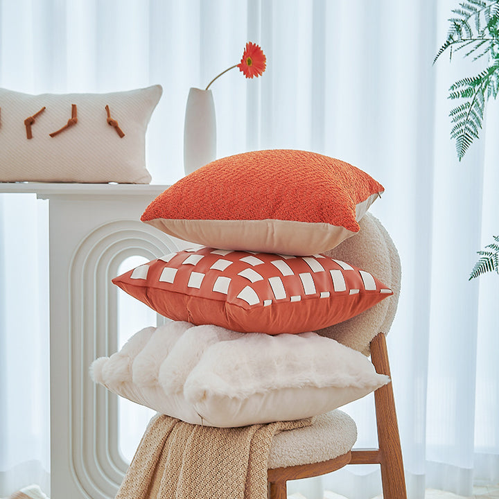 Ladies pillow with structured cover Luvikno