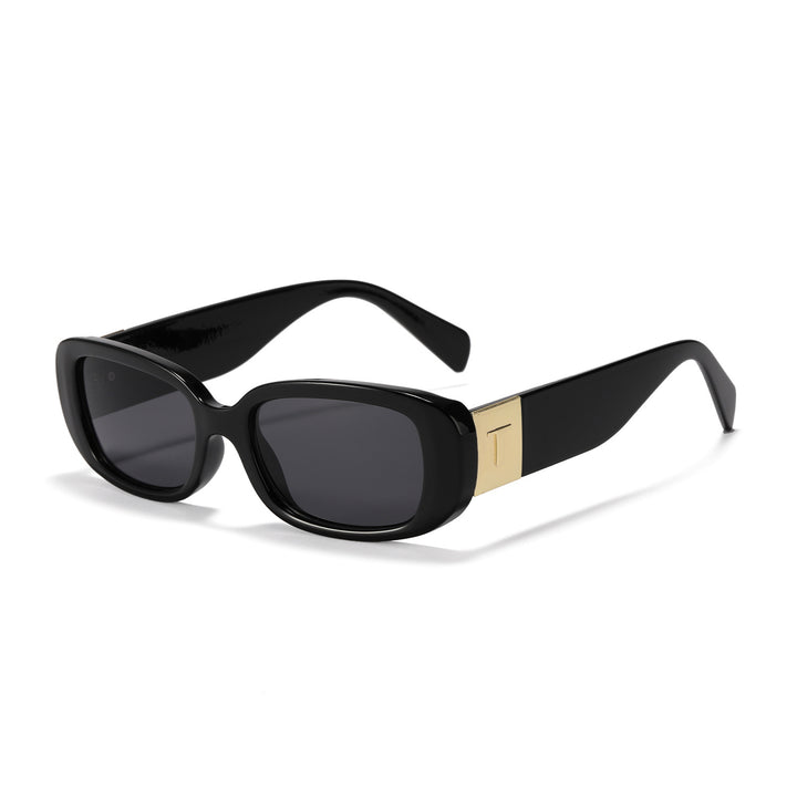 Dame solbrille med moderne ramme og høykvalitets UV-beskyttelse Luvikno