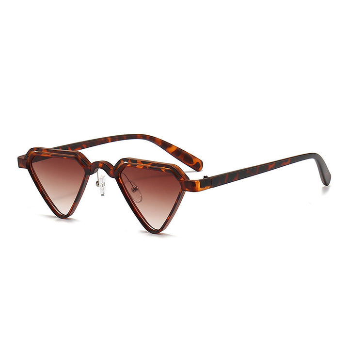 Dame trendy geometrisk solbrille Luvikno