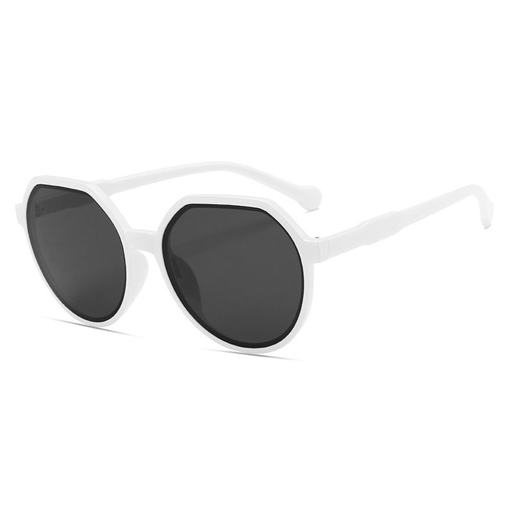 Dame moteriktig åttekantet solbrille Luvikno