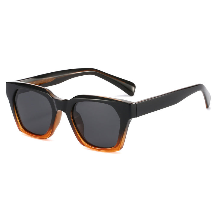 Damer trendy firkantet solbrille Luvikno