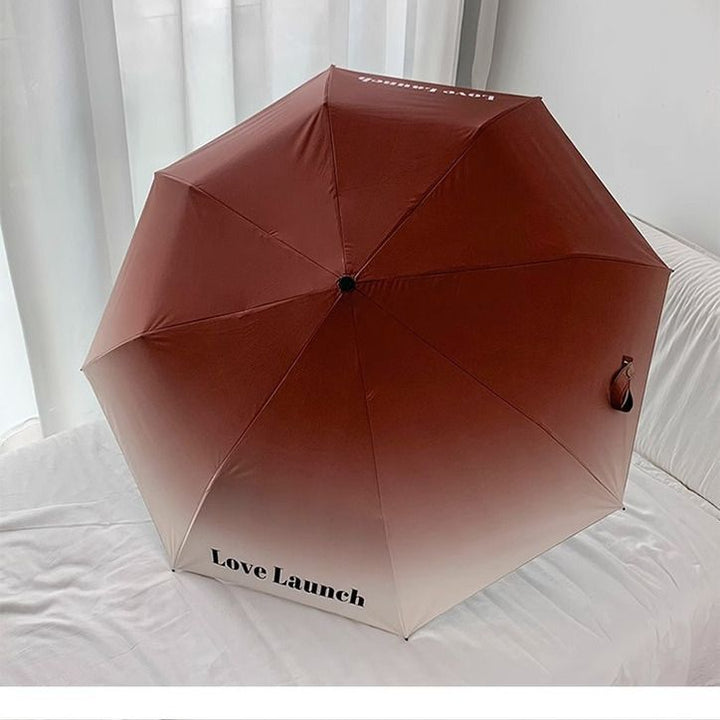 Dame Automatisk Paraply med elegant fargeovergang Luvikno