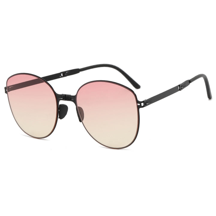 Dame trendy oversized solbriller i futuristisk design Luvikno