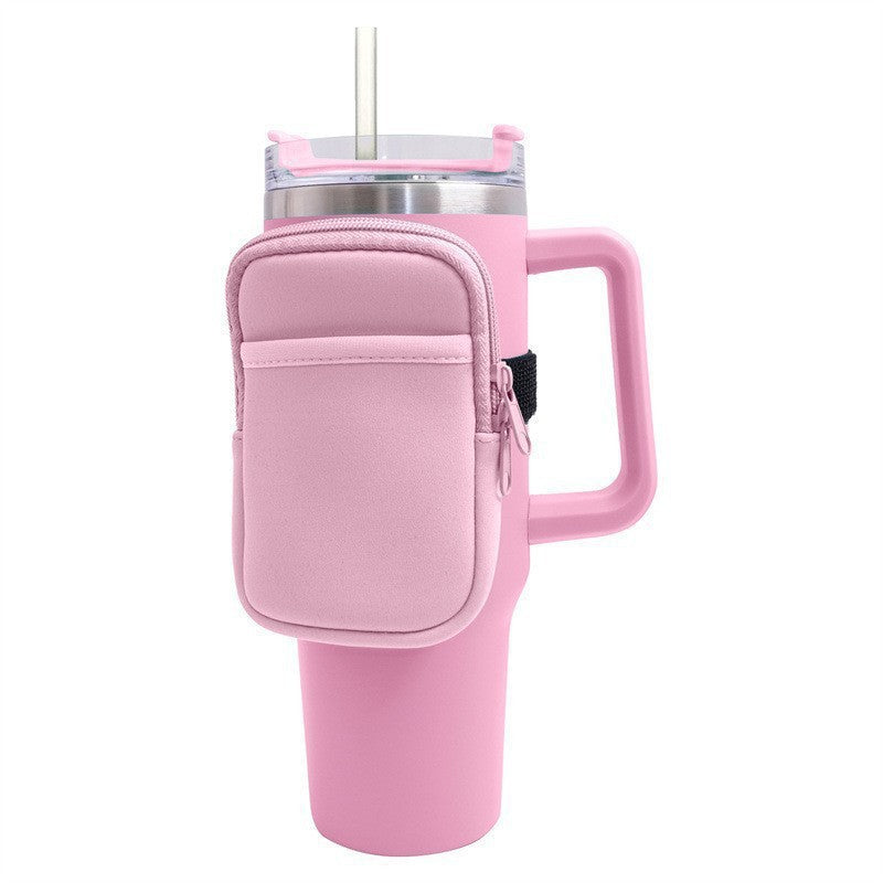 Unisex koppholder med praktisk lomme Luvikno