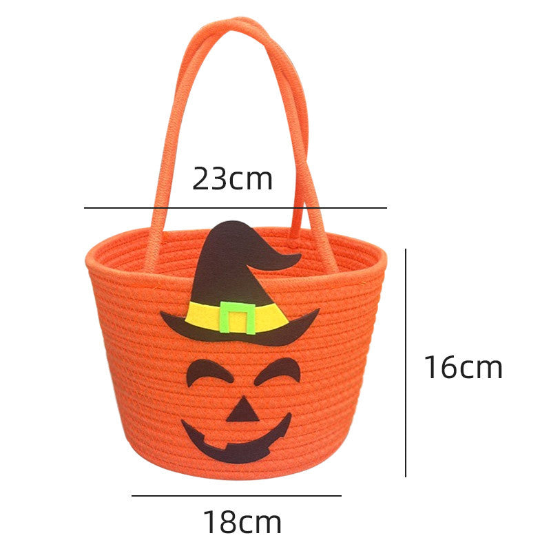 Dame Halloween Kurv med heksehatt-motiv Luvikno