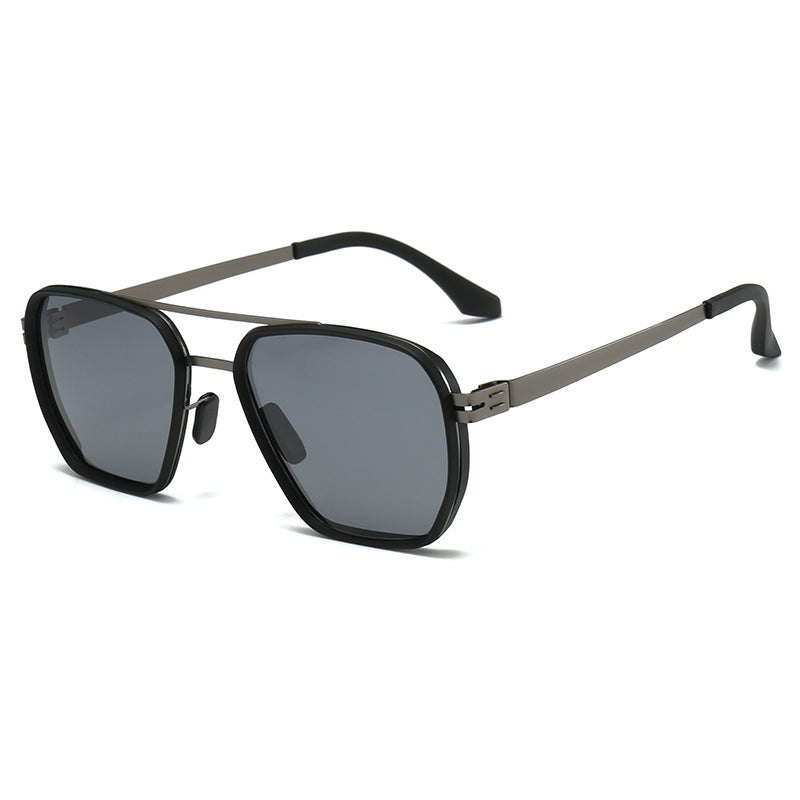 Damer moderne oversized firkantet solbrille Luvikno