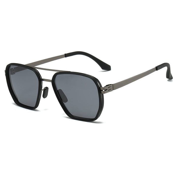 Damer moderne oversized firkantet solbrille Luvikno