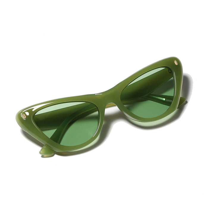 Dame trendy Cat-Eye solbriller Luvikno
