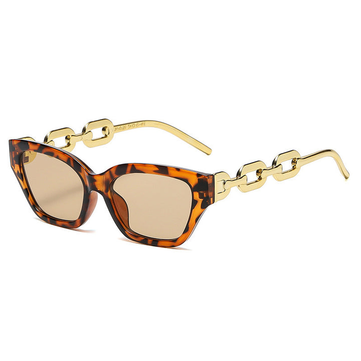 Dame solbrille med unikt kjededesign Luvikno