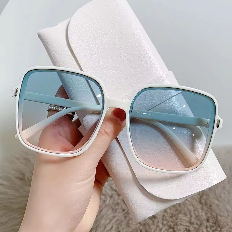 Dame kvadratisk oversized solbrille med integrert UV-beskyttelse Luvikno