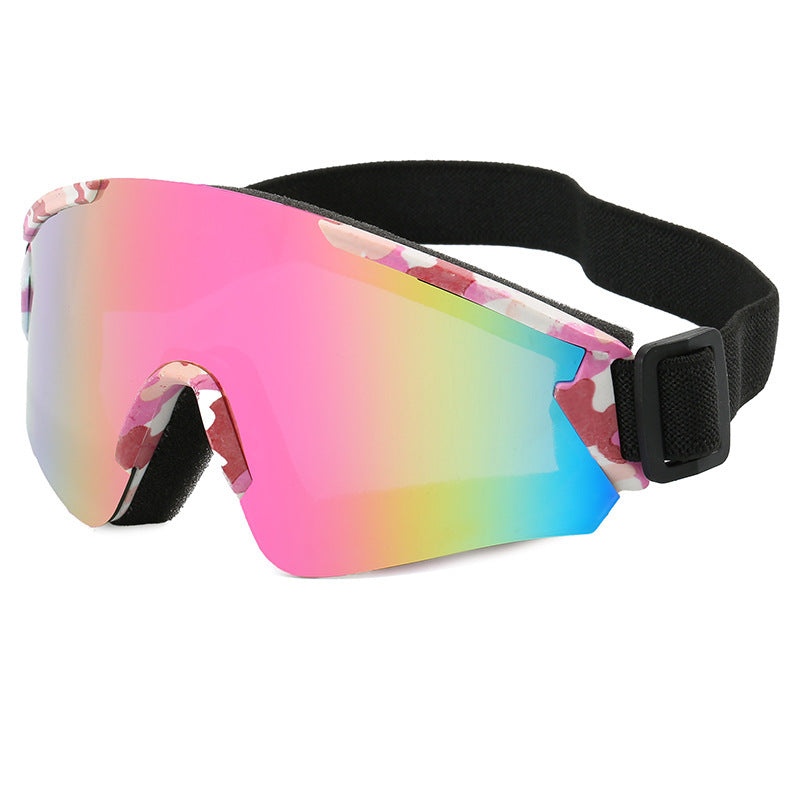 Dame Sport-solbrille med speilreflekterendes høyytelsesdesign Luvikno
