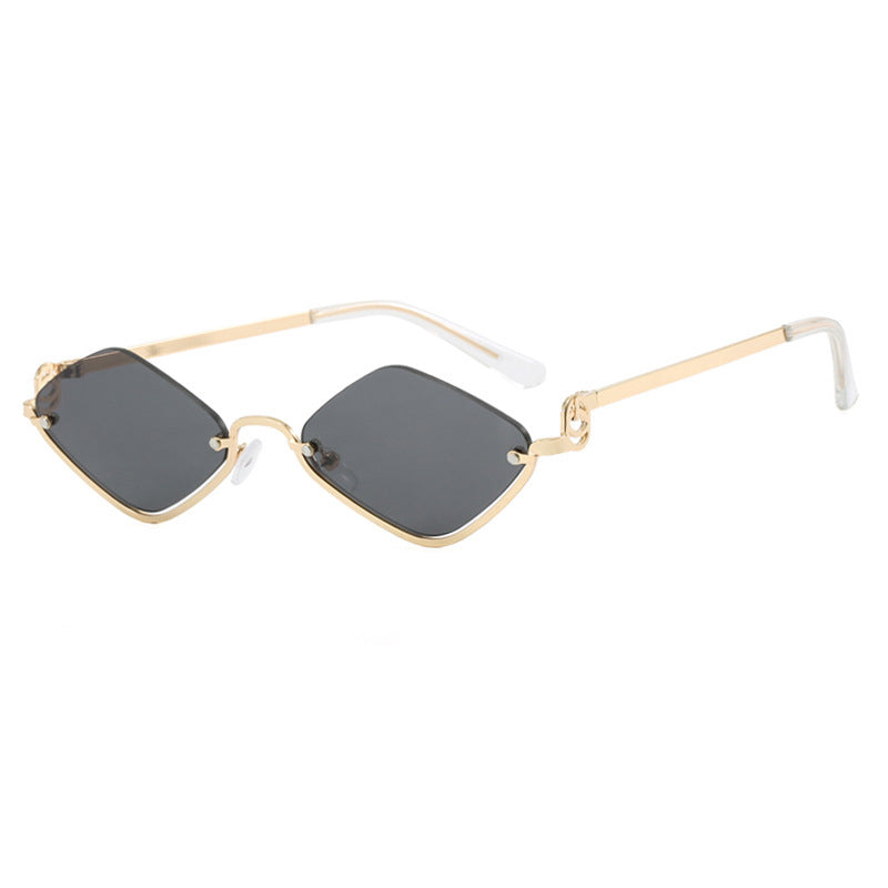 Dame solbriller i elegant, geometrisk design Luvikno