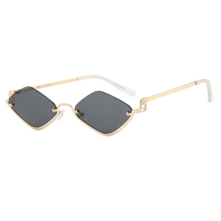 Dame solbriller i elegant, geometrisk design Luvikno