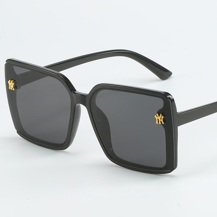 Dame Oversized-solbriller med elegante glass Luvikno