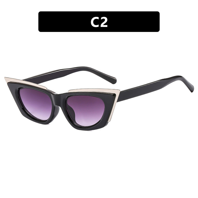 Damer ekstravagant Cat-Eye solbrille Luvikno