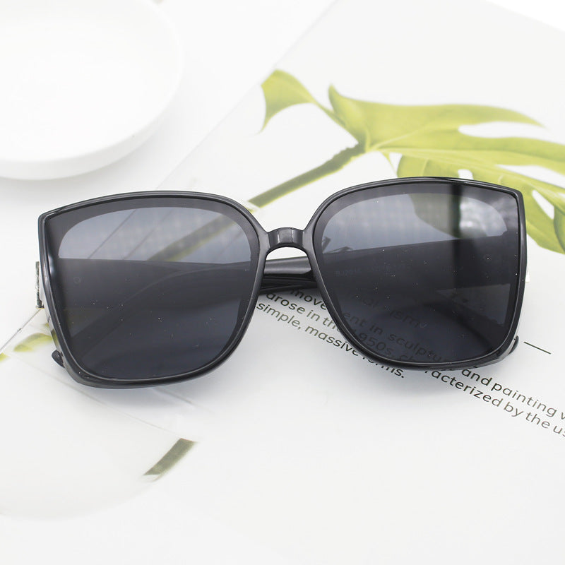 Damer Motemessig Oversized-Quadrat-solbrille Luvikno