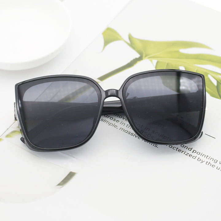 Damer Motemessig Oversized-Quadrat-solbrille Luvikno